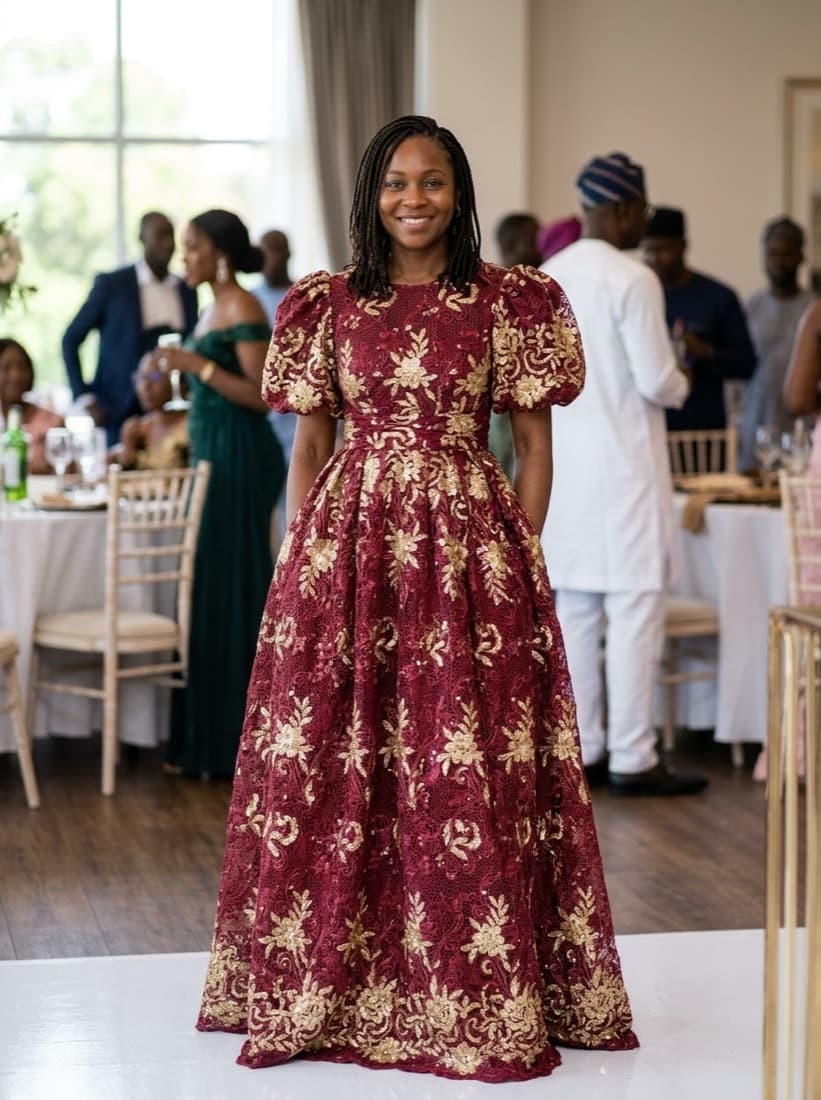 Example: Flared gown