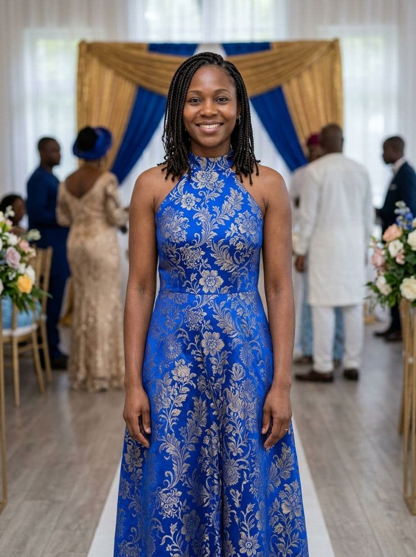Example: Halter gown