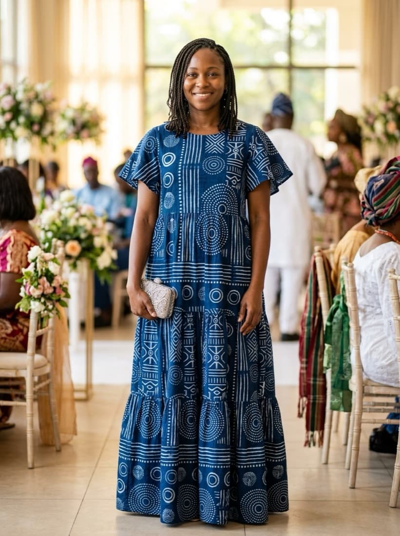 Example: Tiered maxi dress
