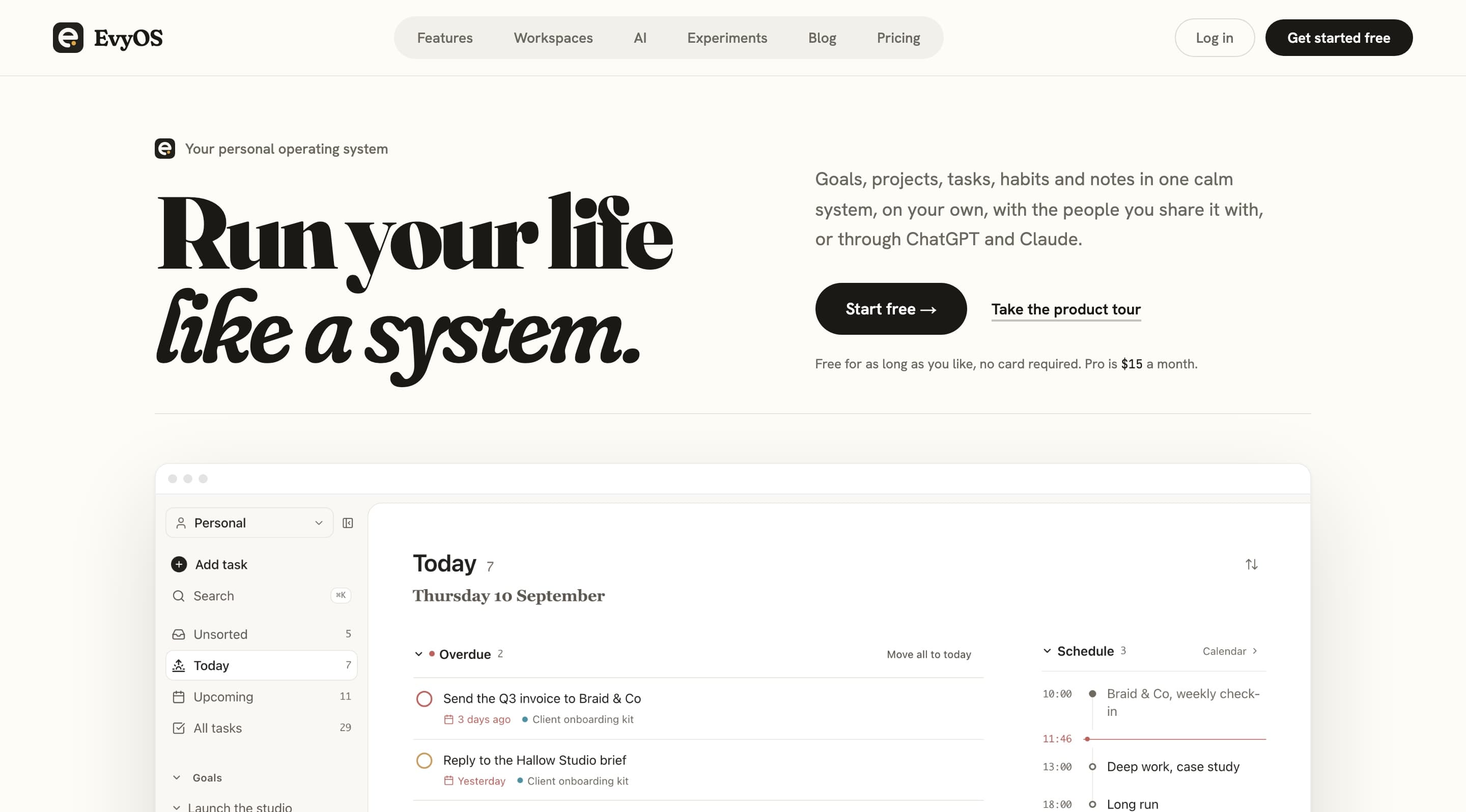 evyos.com product screenshot